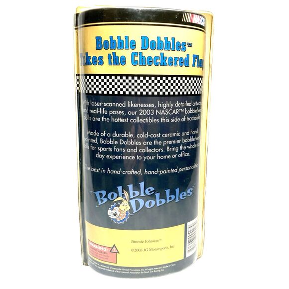 Limited Edition Jimmy Johnson #48 NASCAR JG Motorsports Inc 2003 Bobble-Dobbles - Picture 2 of 16